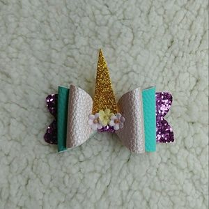 Unicorn hairbow